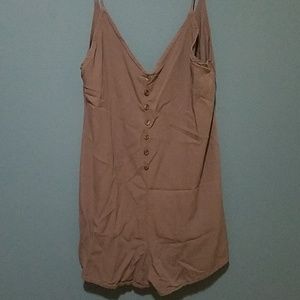 Button-down romper